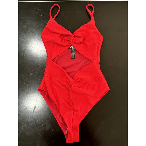 Beach Riot Aviva One Piece Red - Picture 3 of 4
